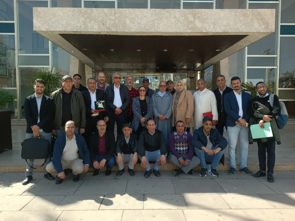 زيارة لمدينة أكادير لأجل تبادل الخبرات والتجارب في أطار برنامج تضافر