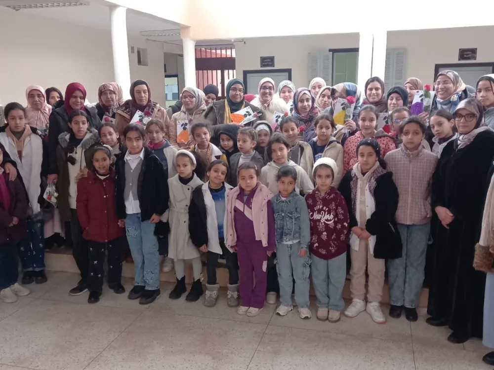 زيارة مؤسسة إلينا لمقر جماعة دمنات بمناسبة اليوم العالمي للمرأة