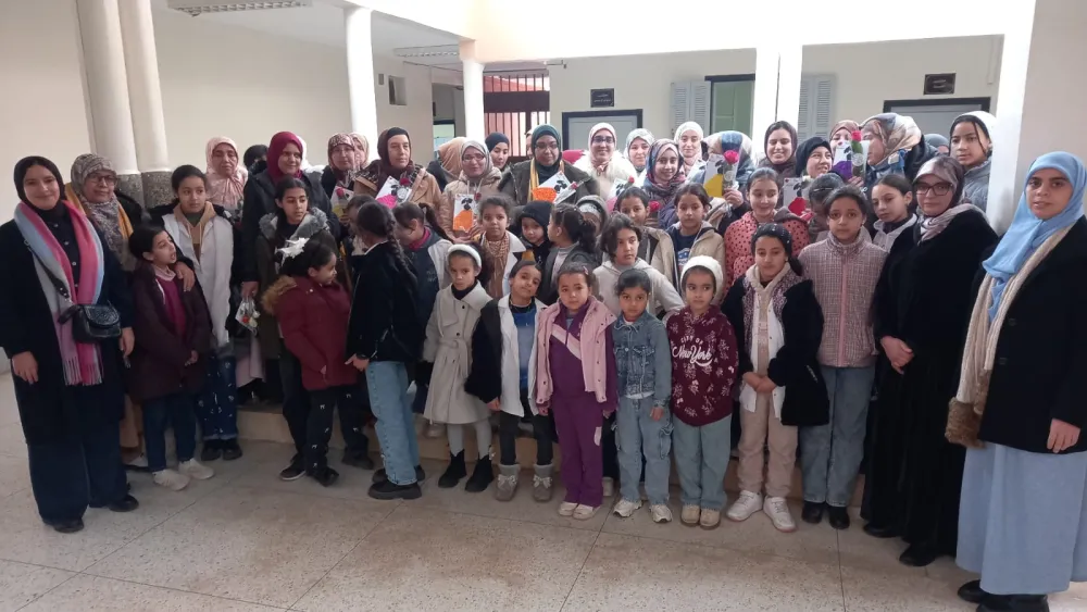 زيارة مؤسسة إلينا لمقر جماعة دمنات بمناسبة اليوم العالمي للمرأة